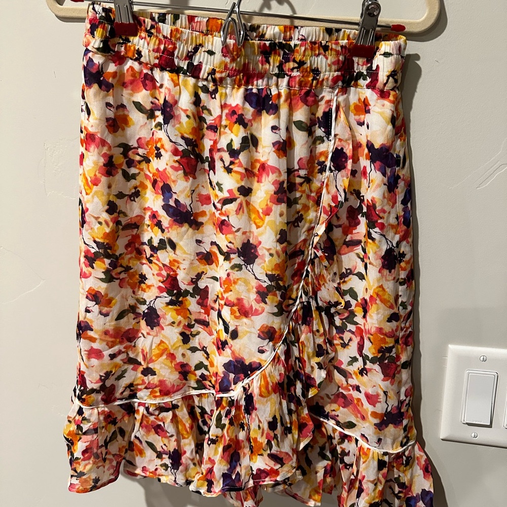 Catherine malandrino floral skirt